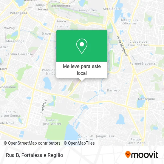 Rua B mapa