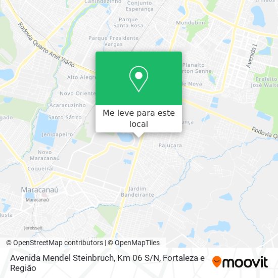 Avenida Mendel Steinbruch, Km 06 S / N mapa