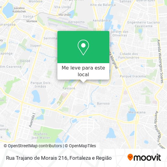 Rua Trajano de Morais 216 mapa