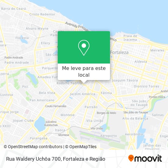Rua Waldery Uchôa 700 mapa