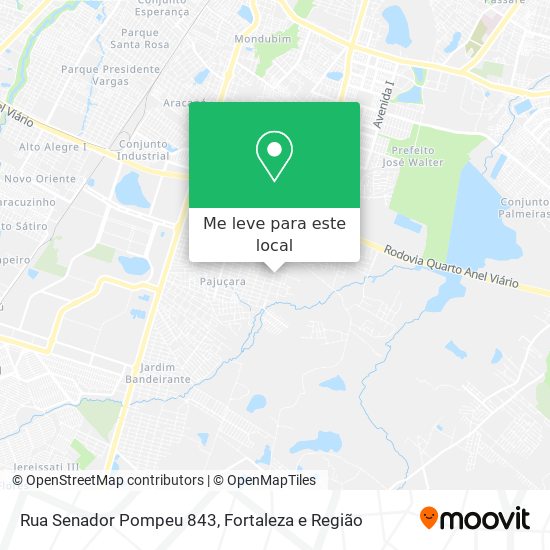 Rua Senador Pompeu 843 mapa