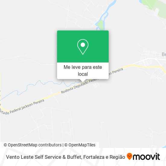 Vento Leste Self Service & Buffet mapa