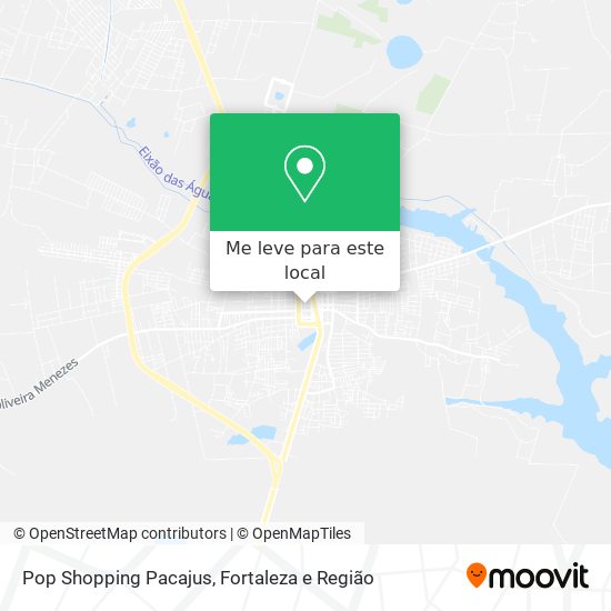 Pop Shopping Pacajus mapa