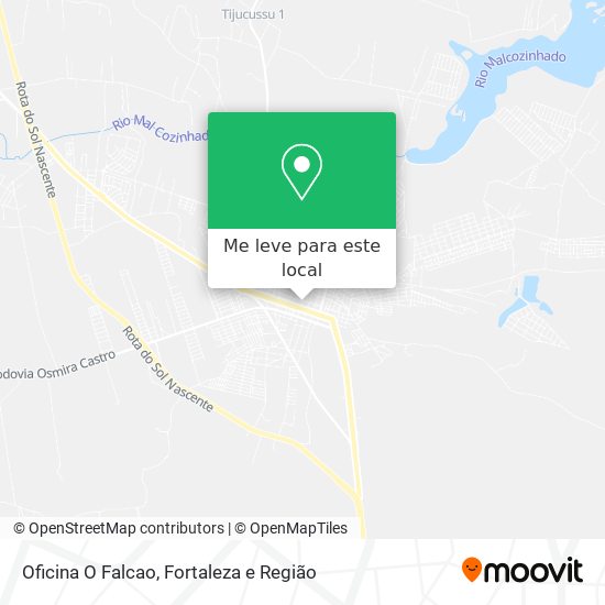 Oficina O Falcao mapa