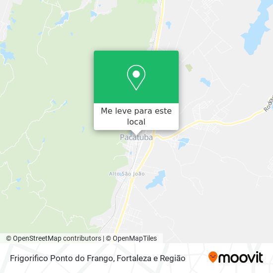 Frigorifico Ponto do Frango mapa
