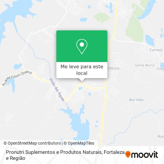 Pronutri Suplementos e Produtos Naturais mapa