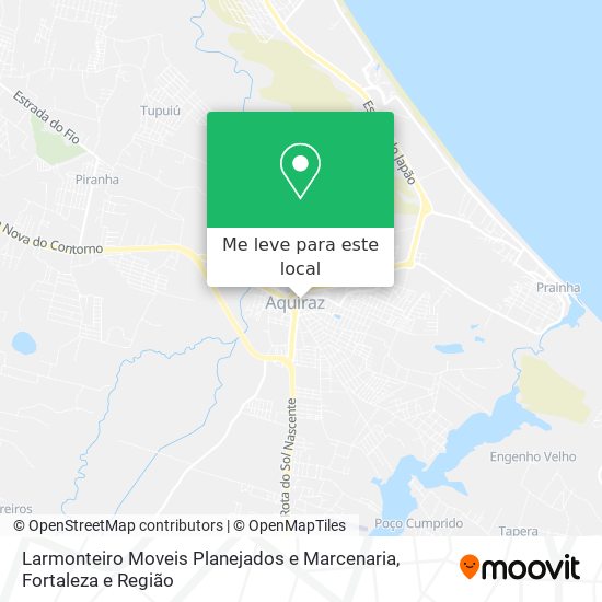 Larmonteiro Moveis Planejados e Marcenaria mapa