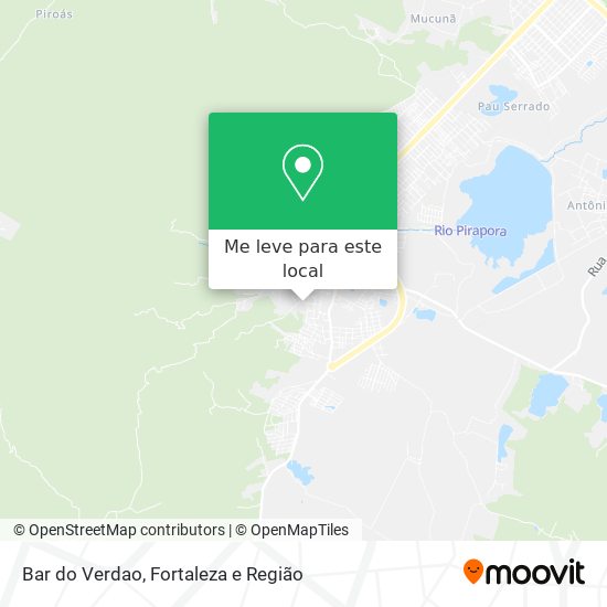 Bar do Verdao mapa