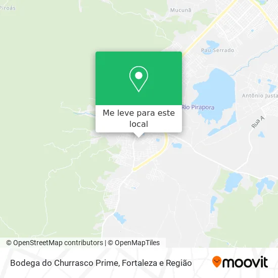 Bodega do Churrasco Prime mapa
