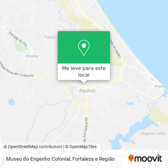 Museu do Engenho Colonial mapa
