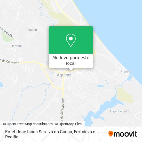 Emef Jose Isaac Saraiva da Cunha mapa