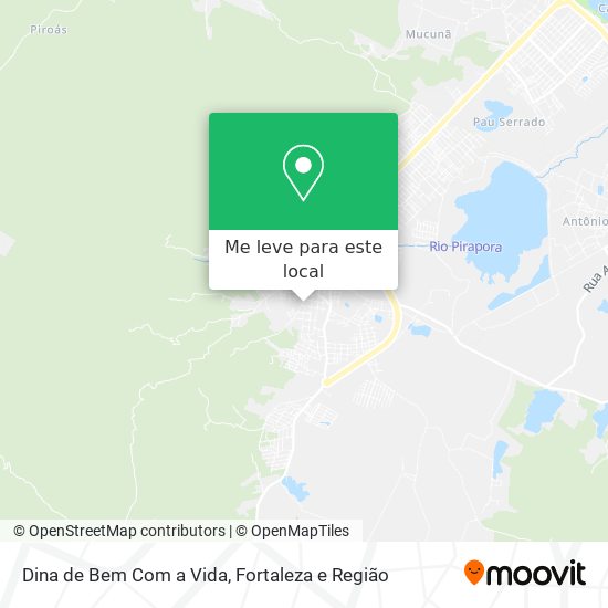 Dina de Bem Com a Vida mapa