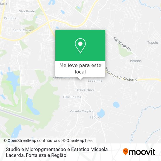 Studio e Micropgmentacao e Estetica Micaela Lacerda mapa