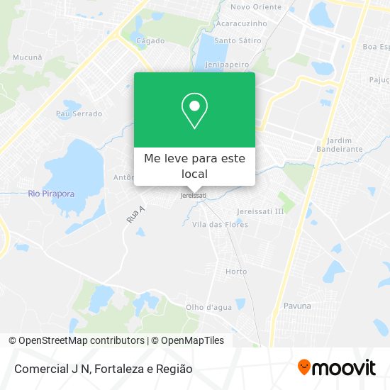 Comercial J N mapa