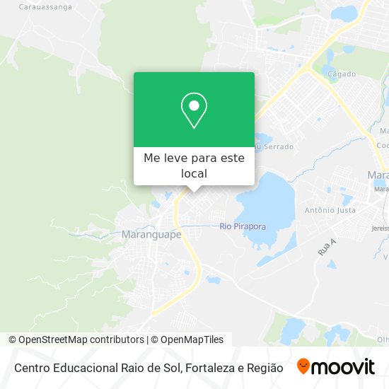 Centro Educacional Raio de Sol mapa