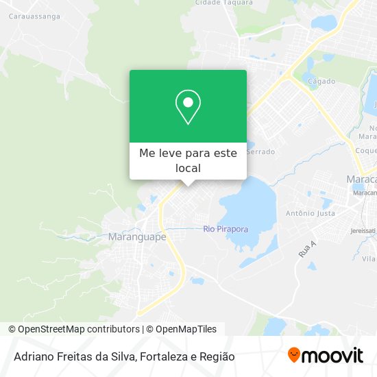 Adriano Freitas da Silva mapa