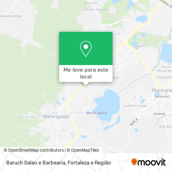 Baruch Salao e Barbearia mapa