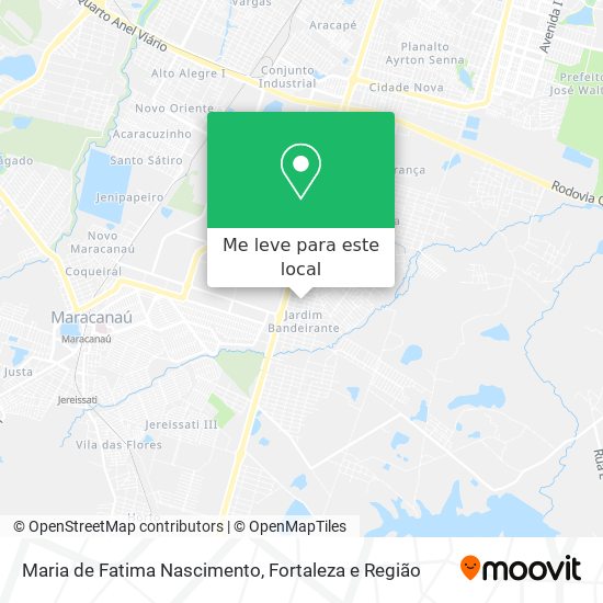 Maria de Fatima Nascimento mapa