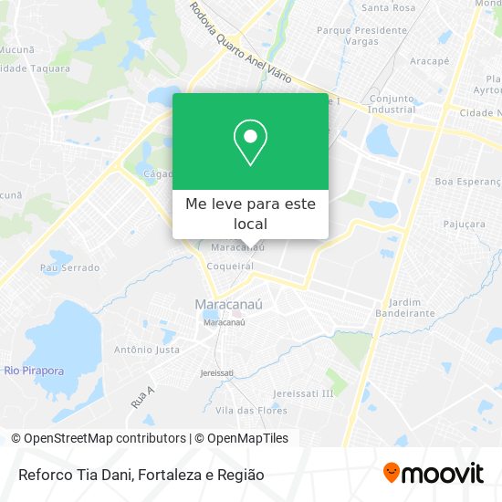 Reforco Tia Dani mapa