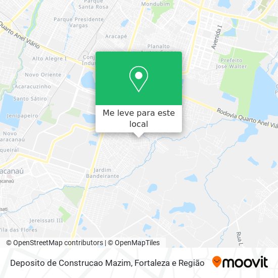 Deposito de Construcao Mazim mapa