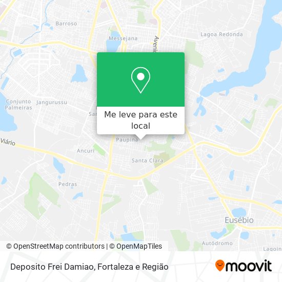 Deposito Frei Damiao mapa