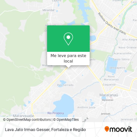 Lava Jato Irmao Gesser mapa