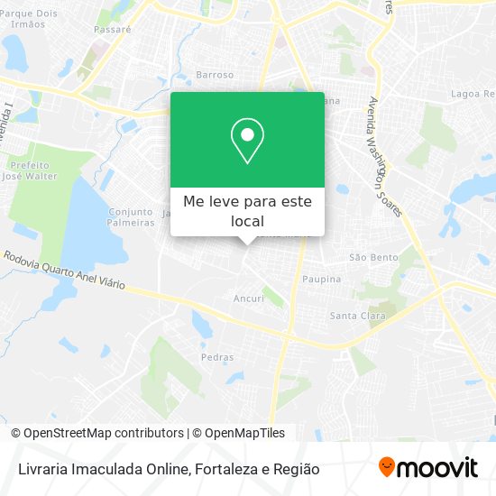 Livraria Imaculada Online mapa