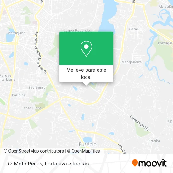 R2 Moto Pecas mapa