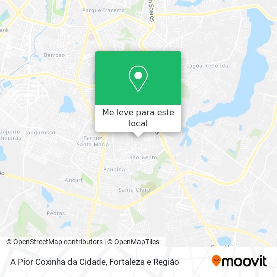 A Pior Coxinha da Cidade mapa