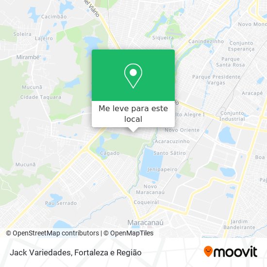 Jack Variedades mapa