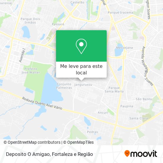 Deposito O Amigao mapa