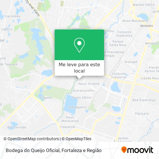 Bodega do Queijo Oficial mapa