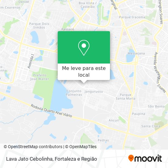 Lava Jato Cebolinha mapa
