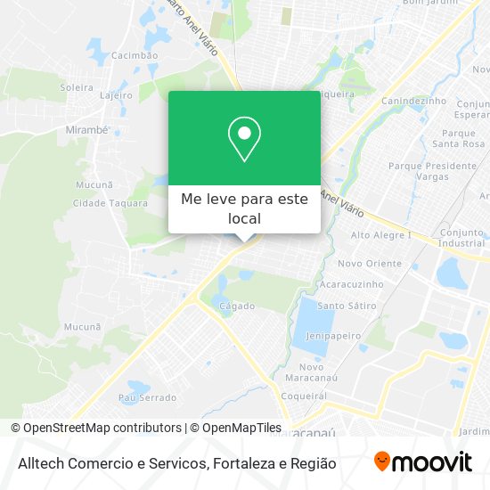 Alltech Comercio e Servicos mapa