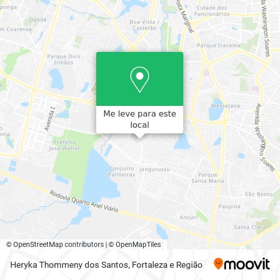 Heryka Thommeny dos Santos mapa