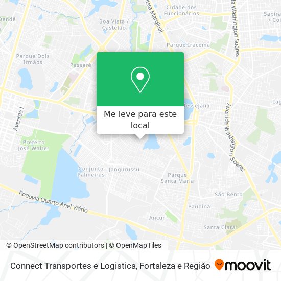 Connect Transportes e Logistica mapa