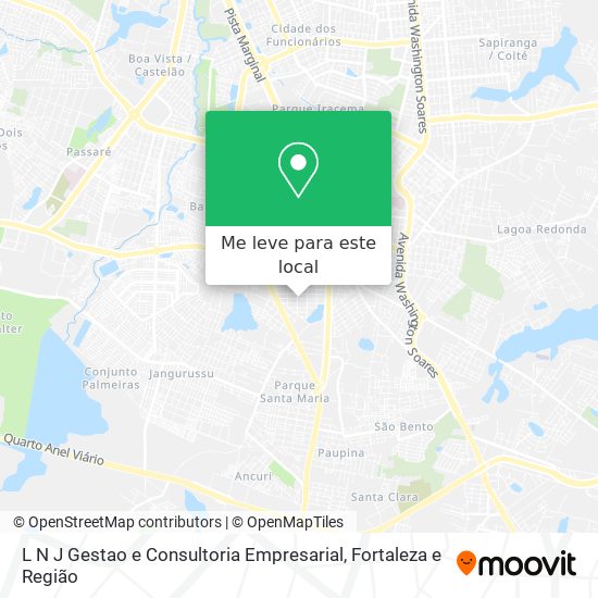 L N J Gestao e Consultoria Empresarial mapa