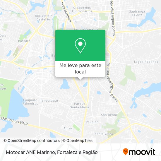 Motocar ANE Marinho mapa