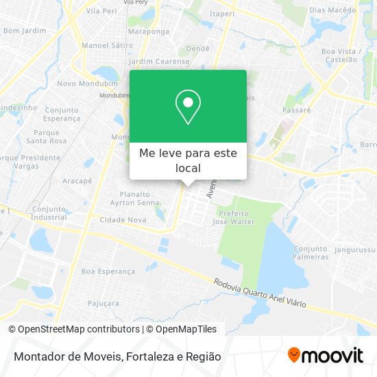 Montador de Moveis mapa