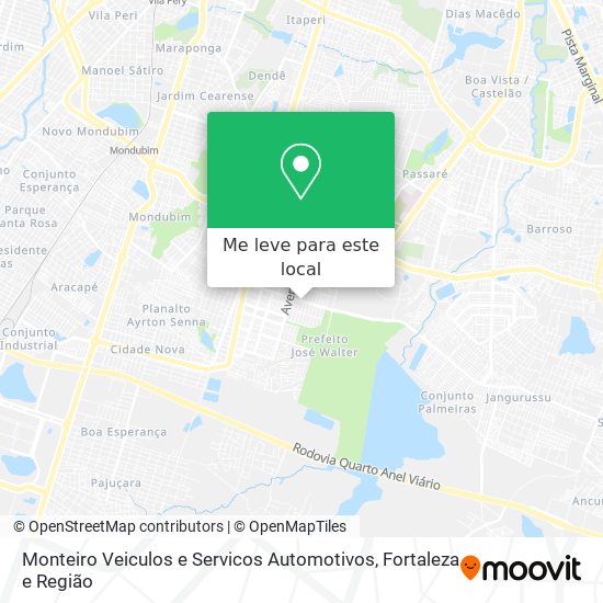 Monteiro Veiculos e Servicos Automotivos mapa