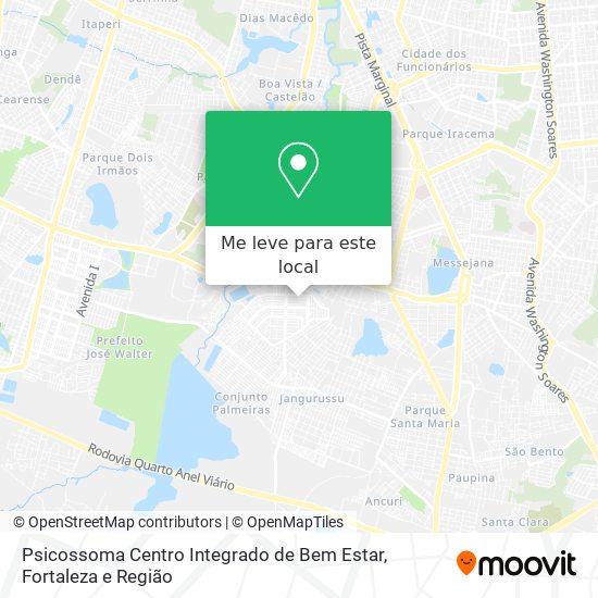 Psicossoma Centro Integrado de Bem Estar mapa