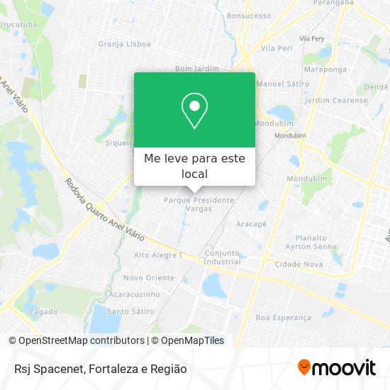 Rsj Spacenet mapa