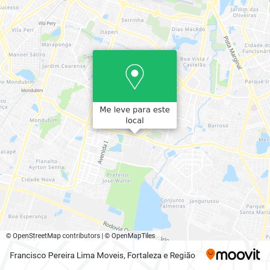 Francisco Pereira Lima Moveis mapa