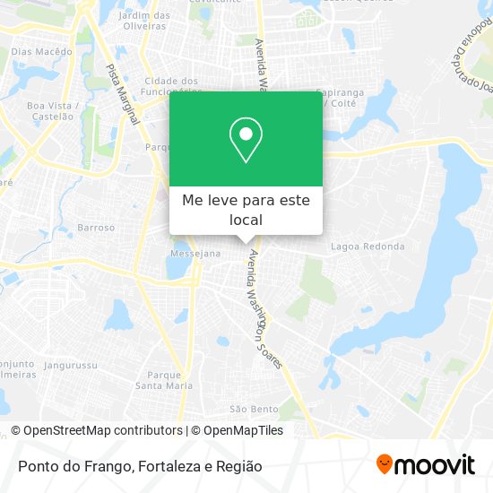 Ponto do Frango mapa