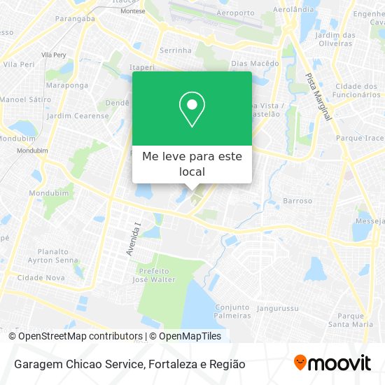 Garagem Chicao Service mapa