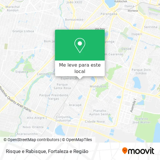 Risque e Rabisque mapa