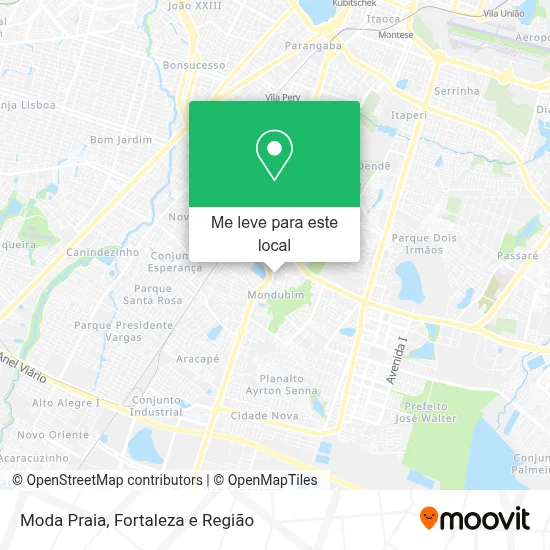 Moda Praia mapa