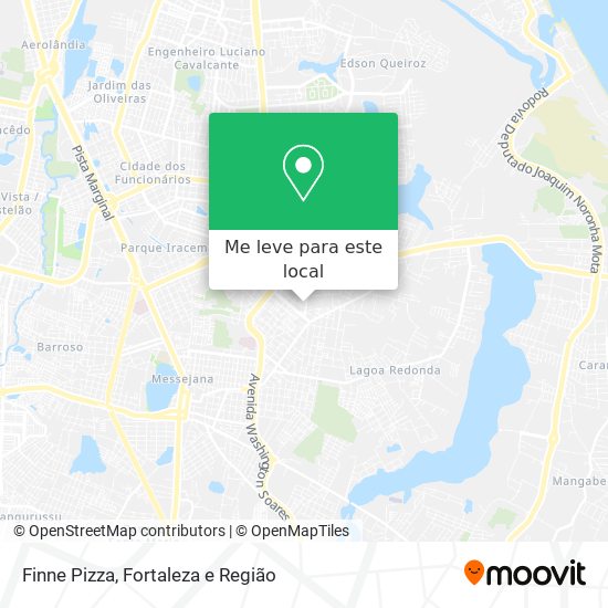 Finne Pizza mapa