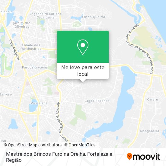Mestre dos Brincos Furo na Orelha mapa
