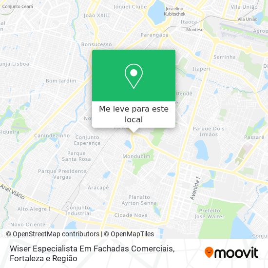 Wiser Especialista Em Fachadas Comerciais mapa